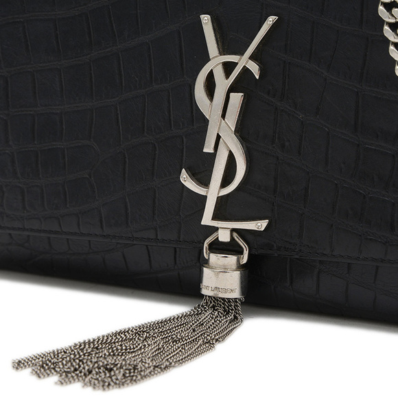 YVES SAINT LAURENT Black Leather Shoulder Bag - Picture 3 of 9
